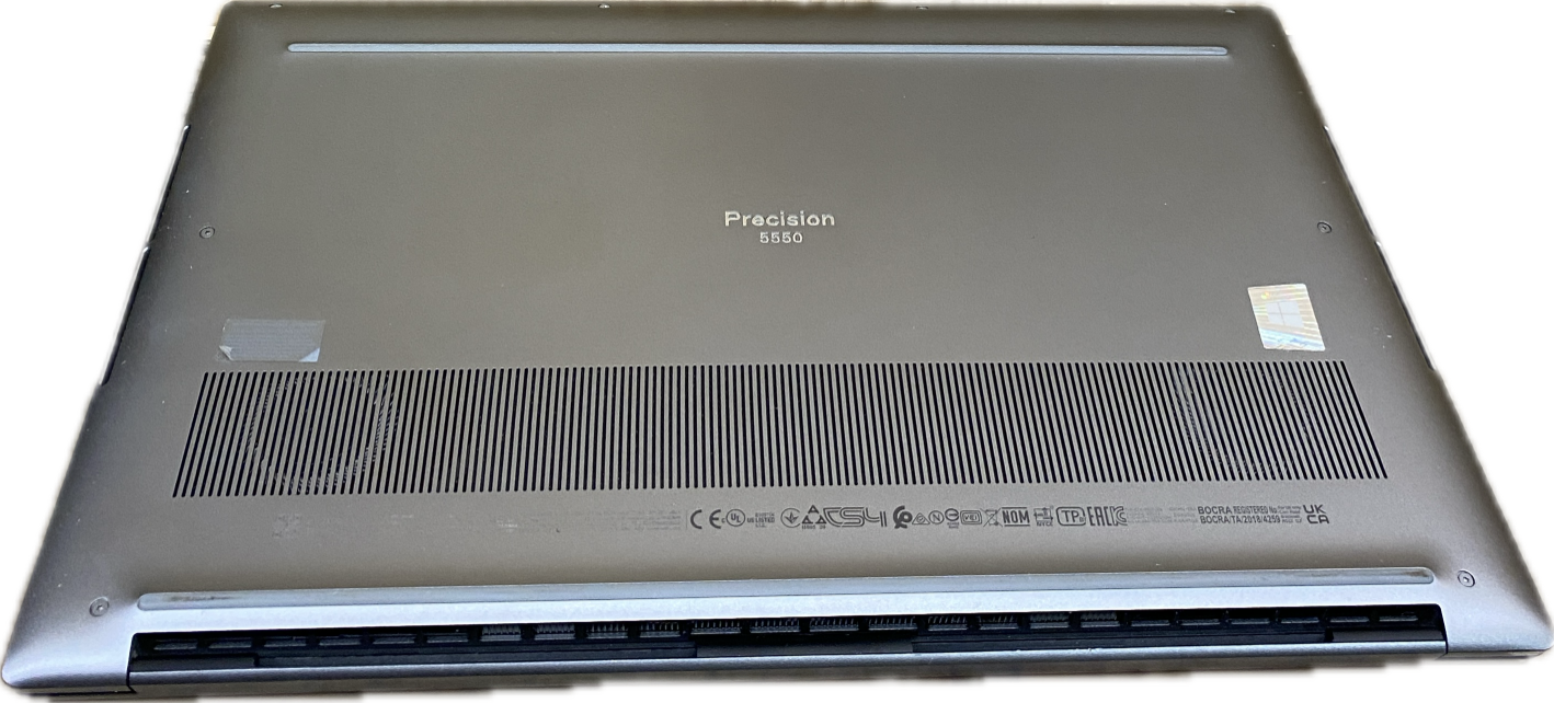 Dell Precision 5550 4K TOUCH i7-10850H QUADRO T1000GPU 16GB RAM 256SSD READ  Lap200