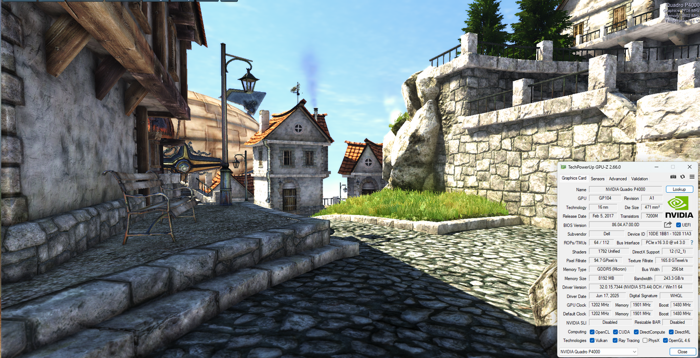 NVIDIA Quadro P4000 8GB GDDR5 Graphics Card / 4x Display Port