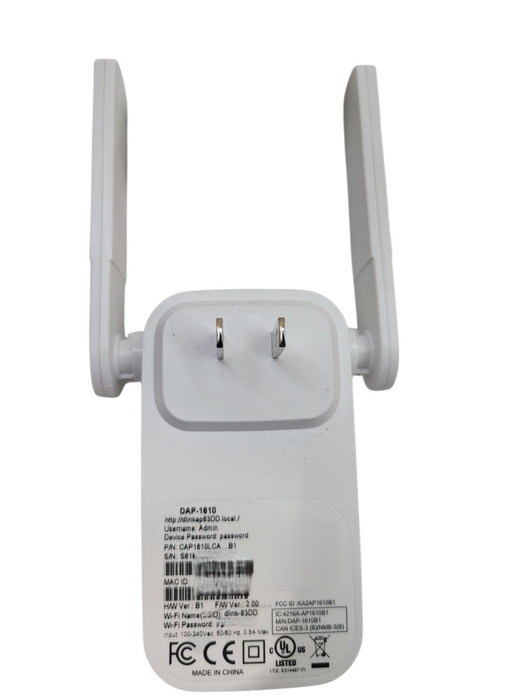 D-Link DAP-1610 WiFi Range Extender