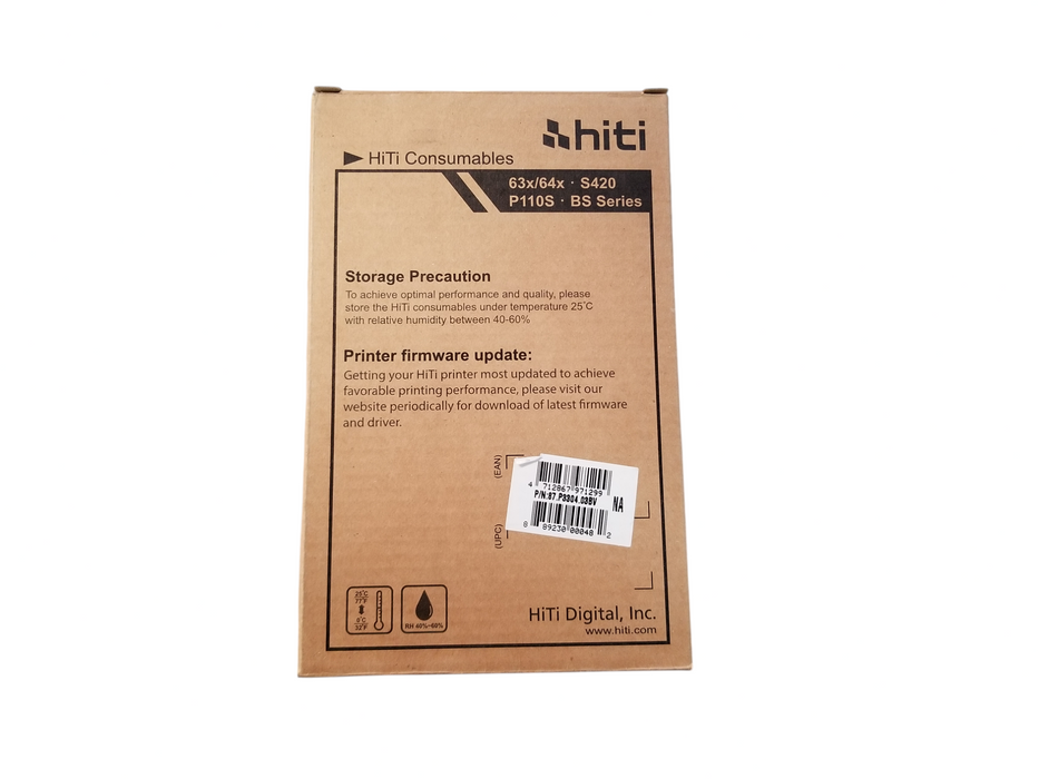 HITI Consumables S420 63x/64x P110S BS Series 50 Prints - NEW - SEALED Q