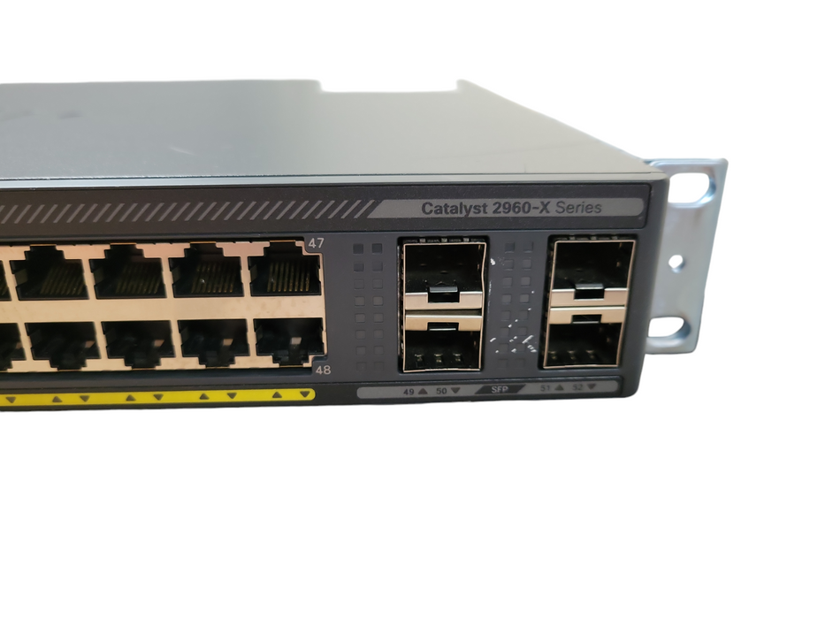 Cisco WS-C2960X-48TS-L 48-Port Gigabit Managed Switch !