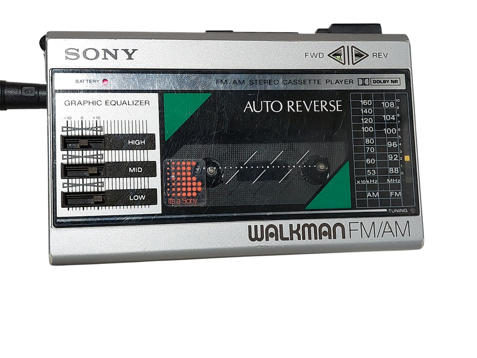 Sony Walkman FM/AM Stereo 2-Band Cassette Player Model: WM-F18/F28 =