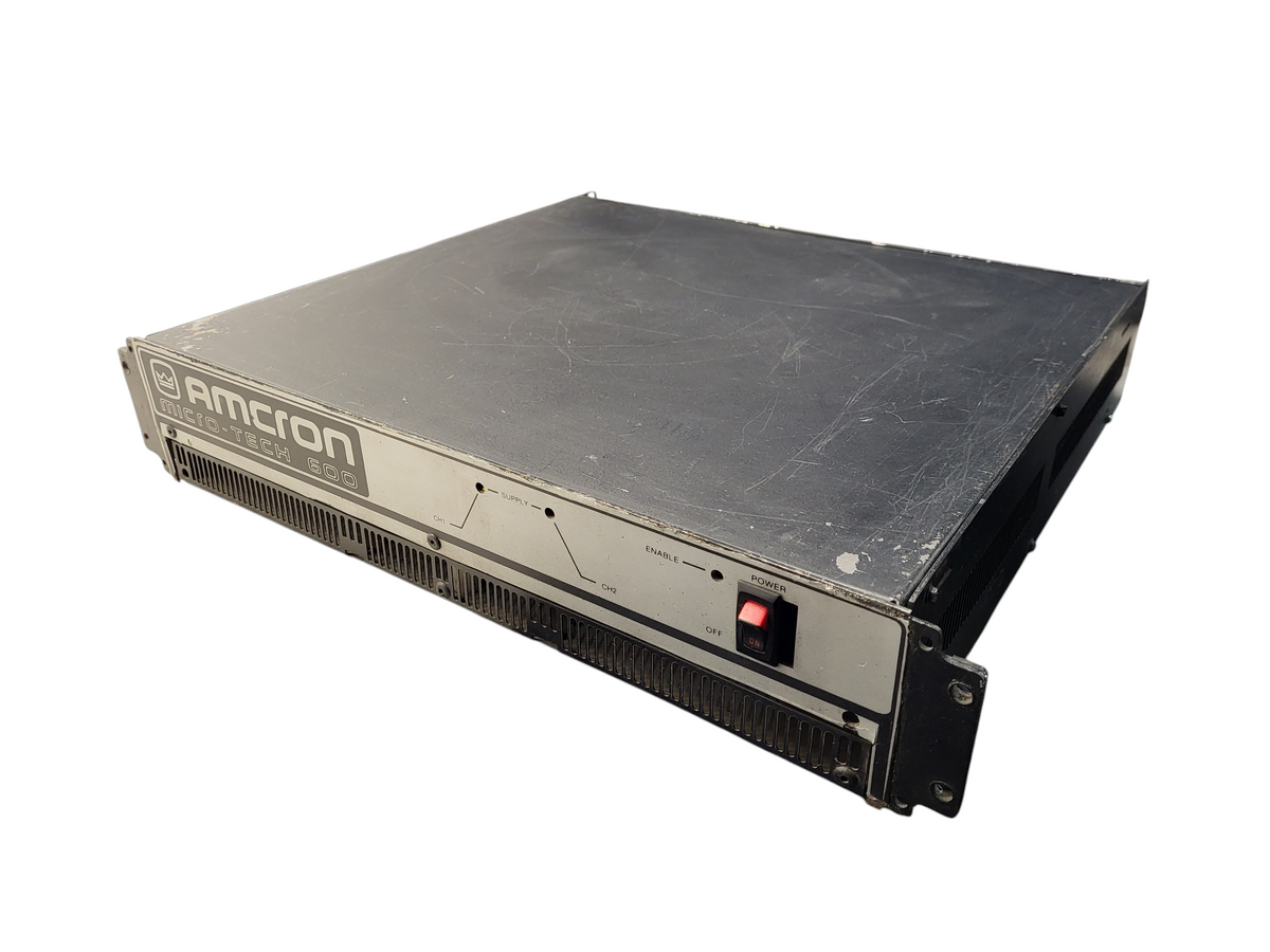Crown Micro-Tech 600 2 Channel High Power Stereo Power Amplifier