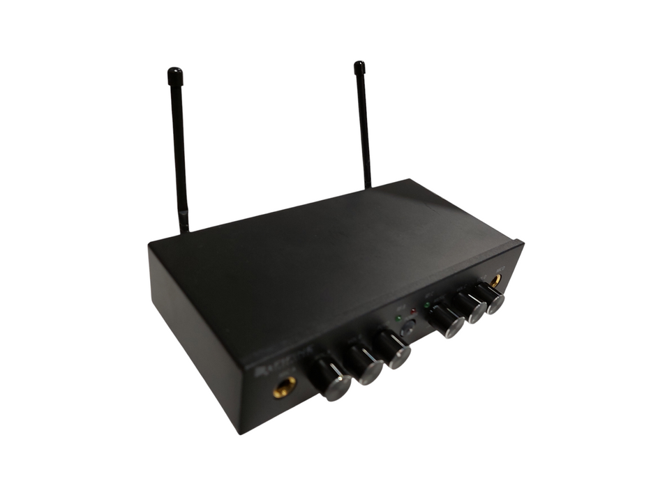 Fifine UHF Dual Channel Wireless Microphone Receive =