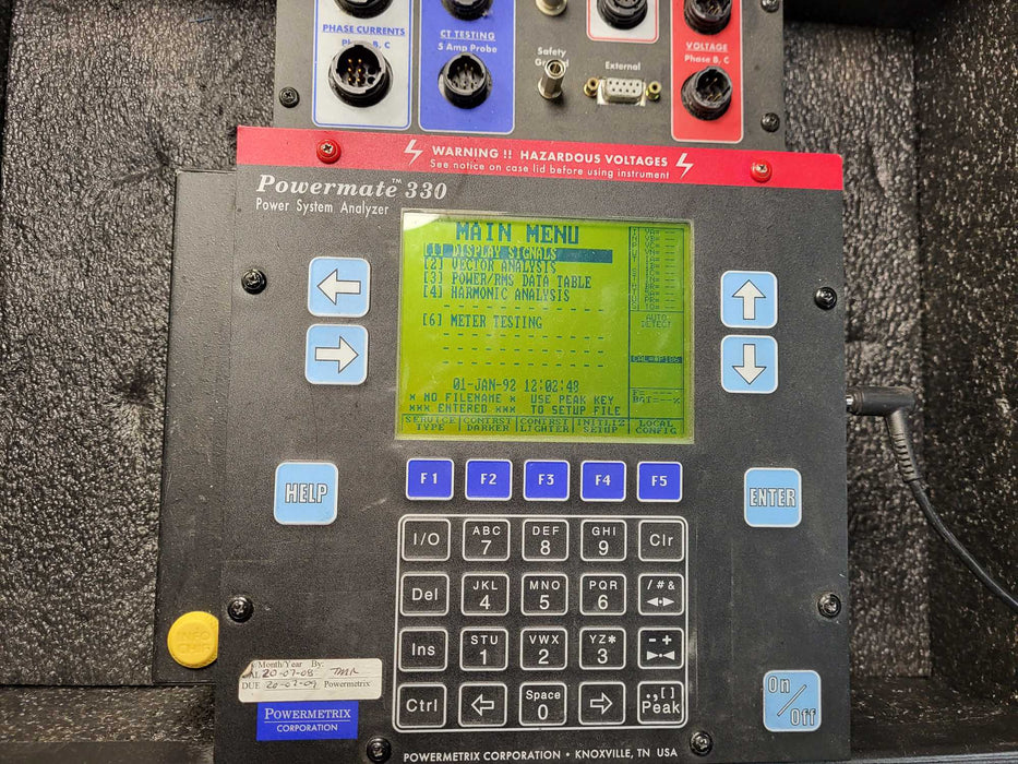 Powermetrix Powermate Model 330 Power System Analyzer  $
