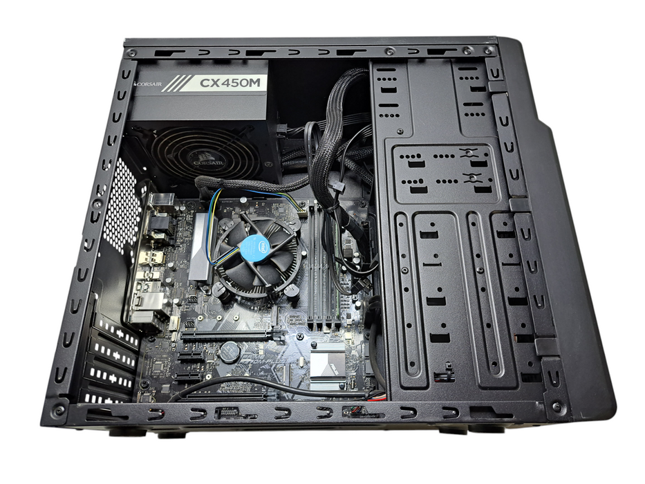 Custom PC | Asus PRIME H370M-PLUS, i5-9400 @2.90GHz, 16GB DDR4, CX450M )