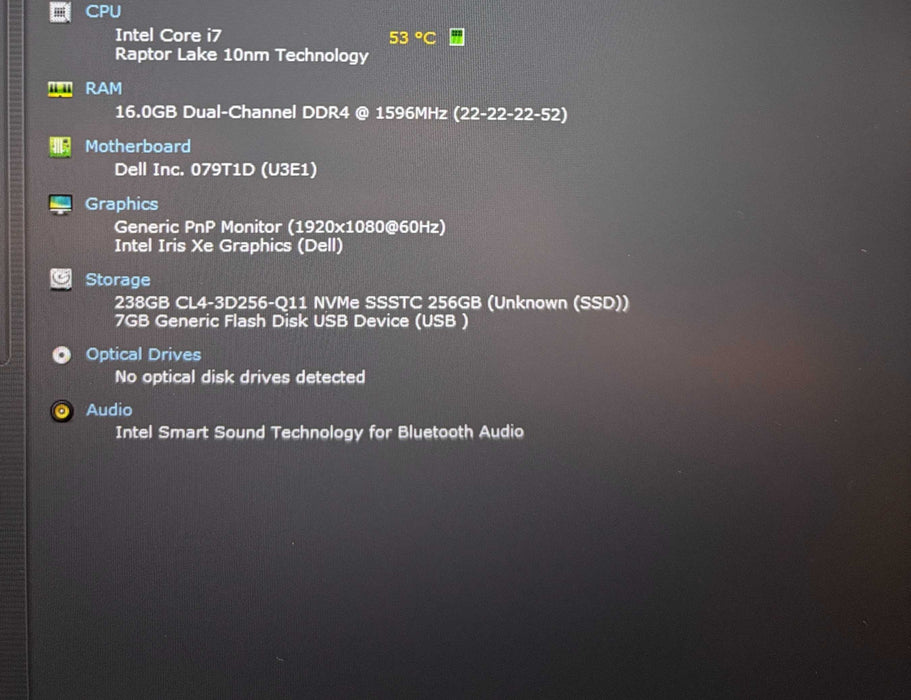 Dell Latitude 3440 Core i7-1355U@1.7GHz 16GB RAM 256GB SSD  Lap200