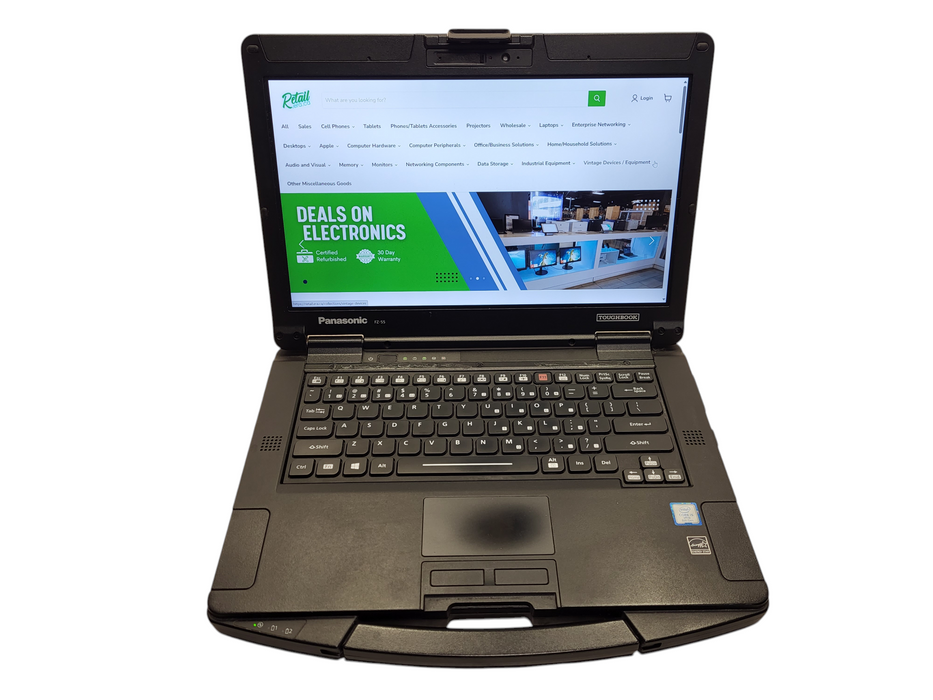 Panasonic ToughBook FZ-55 Touch i5-8365U 16GB RAM 1TB+256GB SSD 1790HR READ $ Lap200