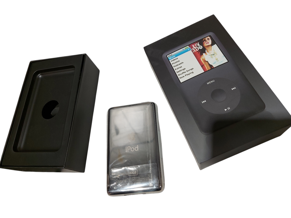 Apple Ipod Black 80GB Model: 1238 PN: MB147C/A  =