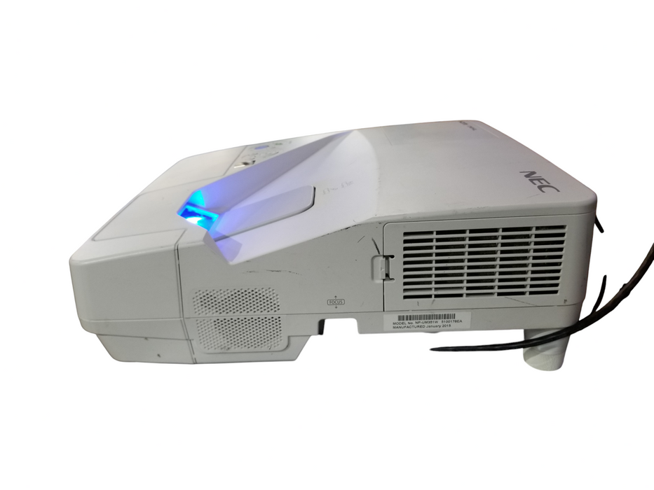 NEC NP-UM351W LCD Projector Ultra Short Throw 3500 ANSI HD 1080p No remote