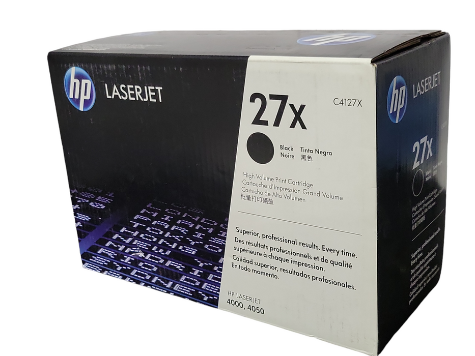 New HP C4127X 27X Black Toner Cartridge HP LaserJet 4000 4050 Q_