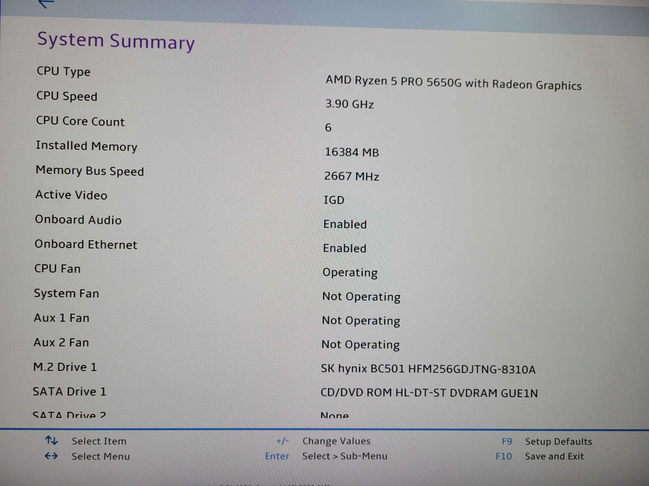 Lenovo ThinkCentre M75s Gen2, Ryzen 5 PRO 5650G, 16GB DDR4, 256GB NVMe !