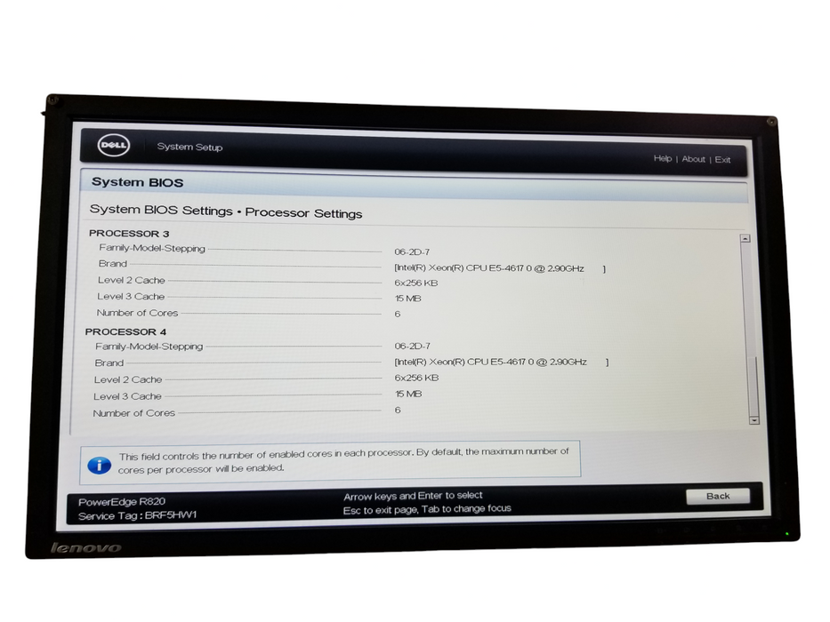 Dell PowerEdge R820 4x Xeon E5-4617 0 - 512GB DDR3 - H710P - 2x 1100W PSU