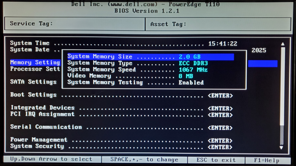 Dell PowerEdge T110 Intel Core i3-540 2GB DDR3 - No HDD