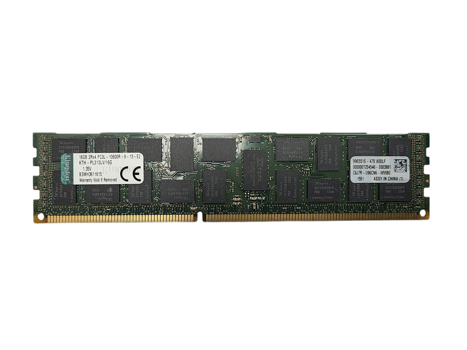 Assorted brands 16GB PC3L-10600R Server Memory Q$