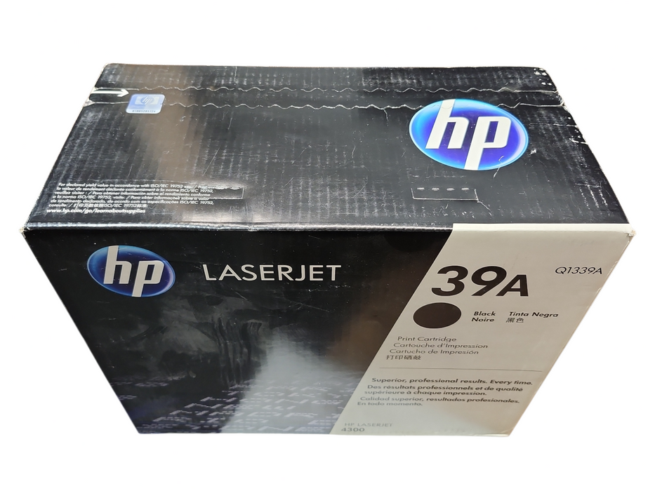 *New Sealed* Genuine HP LaserJet 39A (Q1339A) Black Toner Cartridge