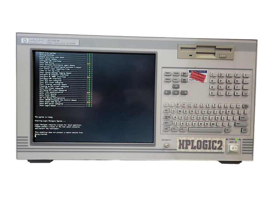 HP Agilent Keysight 16702A Logic Analysis System READ $