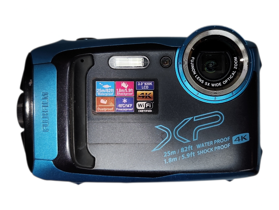 Fujifilm Finepix XP140 16.4MP Waterproof 4k Digital Camera w/ 16GB SD Card