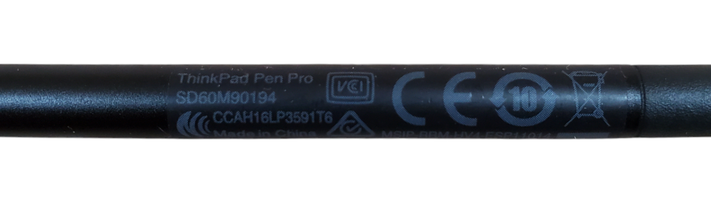 Lenovo ThinkPad Pro Pen Digital Tablet Stylus - SD60M90194 Q