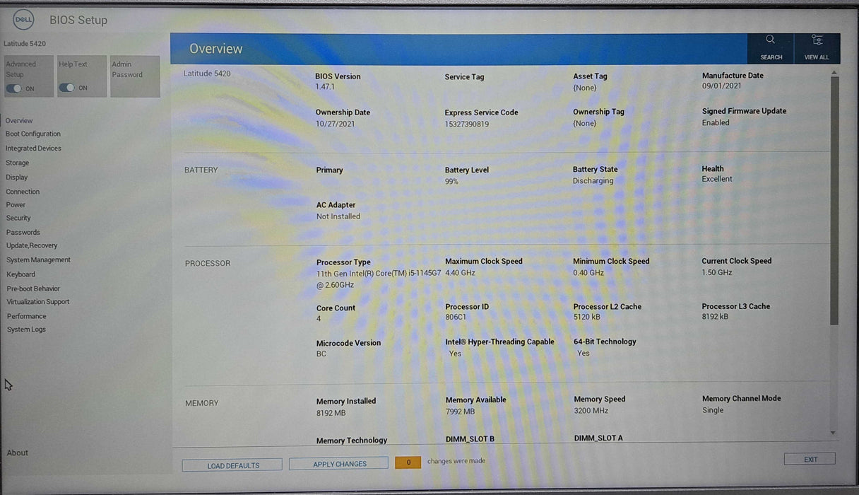 Dell Latitude 5420 | Core i5-1145G7 @2.60GHz, 16GB DDR4, 256GB NVMe, WiFi 6  Lap200