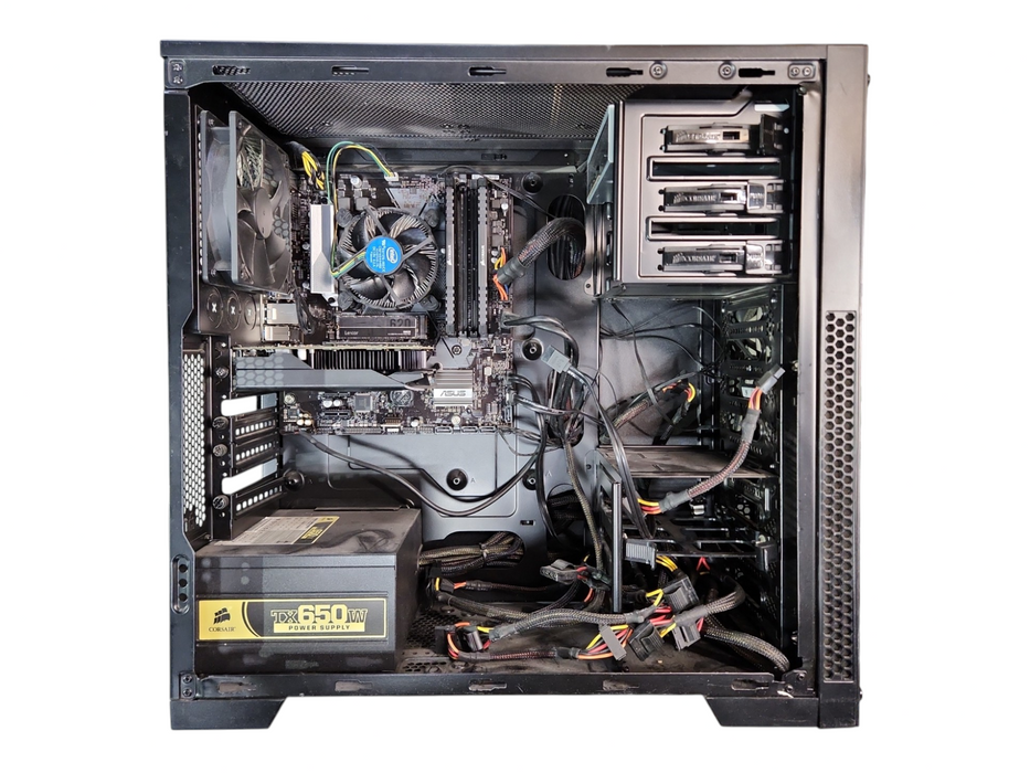 Custom PC, ASUS PRIME B365M-A, i5-9400, 16GB DDR4, 256GB NVMe, GTX 750Ti
