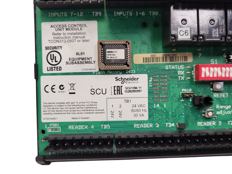 Schneider Electric SCU1284 Access control module  Q$