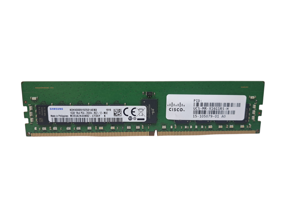 Samsung 16GB 1Rx4 PC4-2666V-RC2 | DDR4 Server Memory M393A2K40BB2-CTD6Y Q)