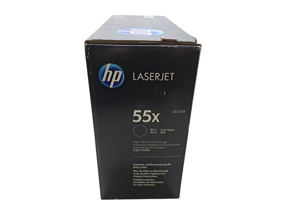 HP Genuine CE255X 55X Black Toner High Volume Cartridge P3015 M525 500MFP )