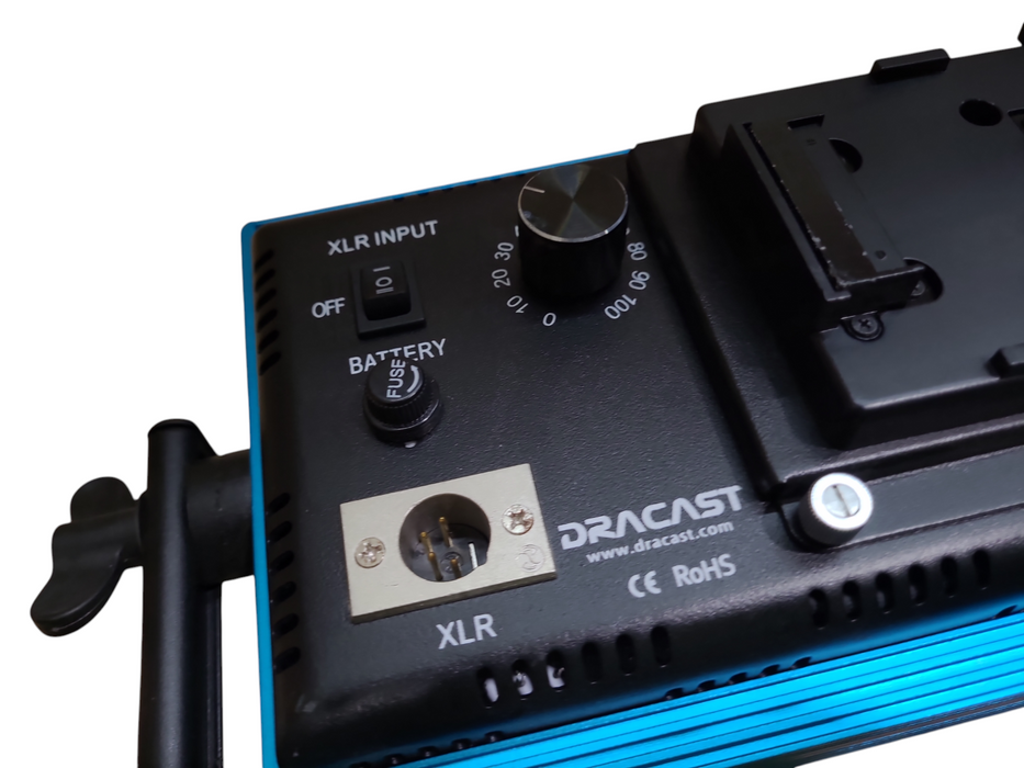 Lot 2x Dracast Pro Series LED500 Bi-Color LED Light Panel