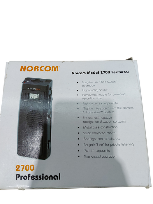 Norcom 2700 digital voice recorder
