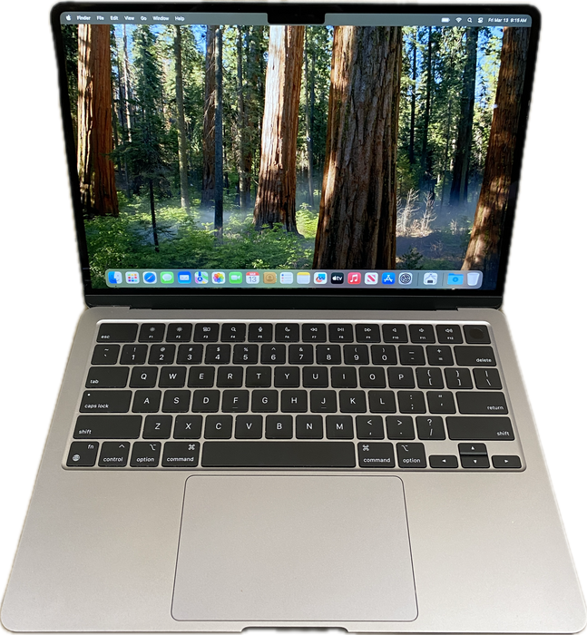 Apple MacBook Air 13" M3 2024 8GB RAM 256GB SSD No Power Adapter