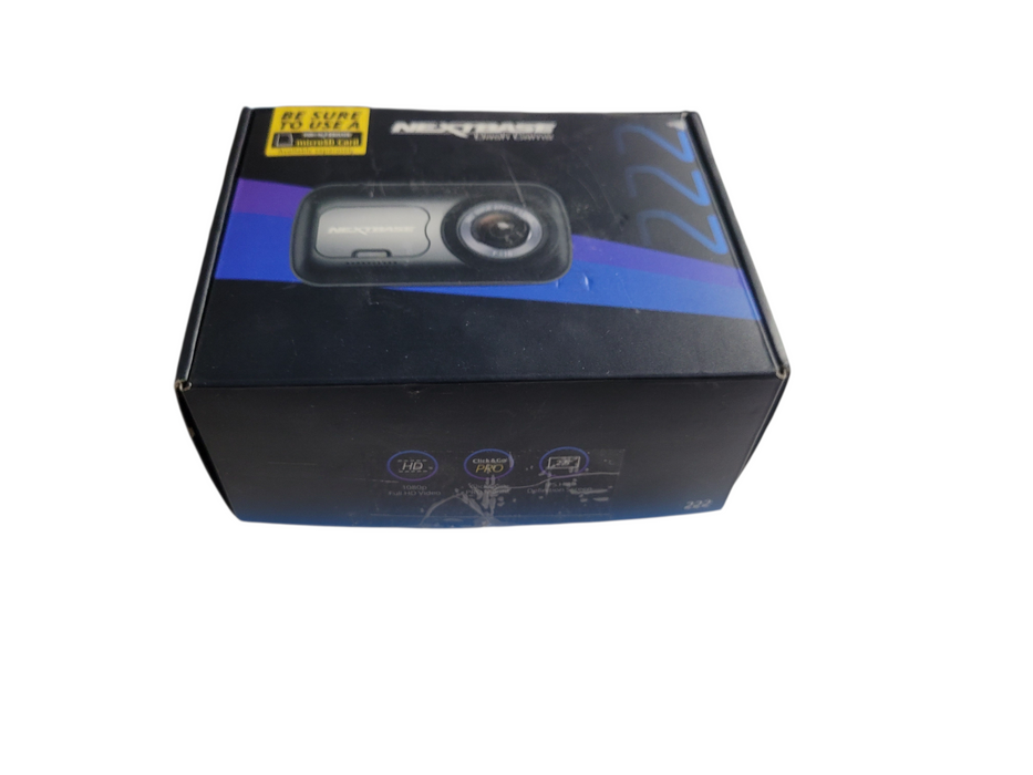Nextbase 222 Dash Cam Full 1080p/30fps HD Recording DVR Camera, NBDVR222