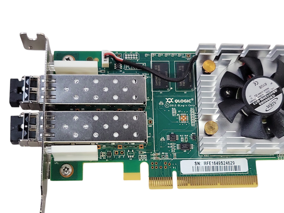 QLOGIC QLE2672 Dual Port 16Gb SFP+ FC HBA server card, LP bracket _