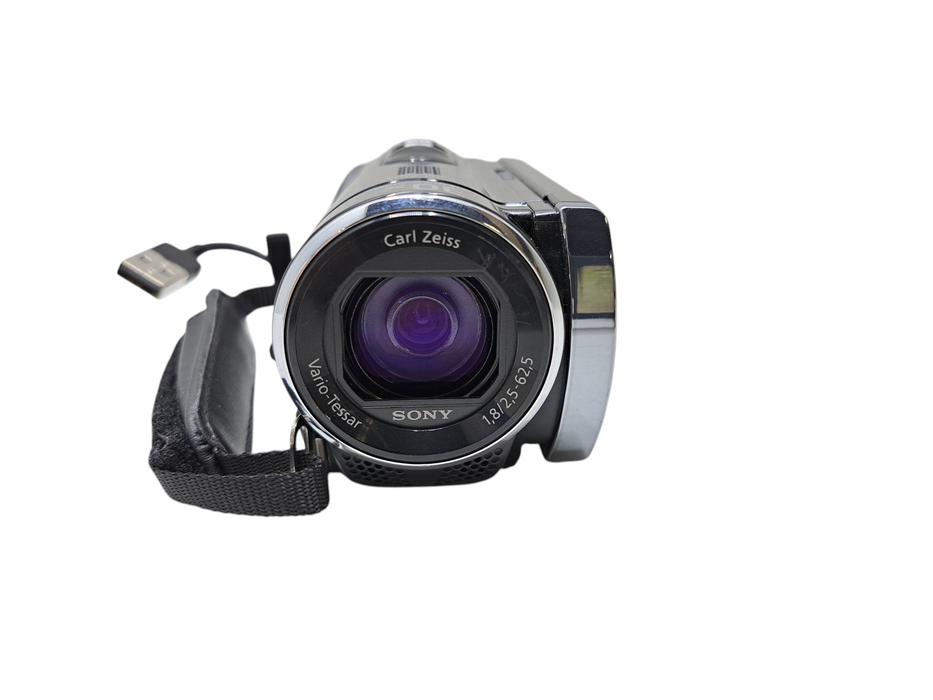 Sony HDR-PJ200 HD Handycam Camcorder w/ Projector 25x Optical Zoom *READ* )