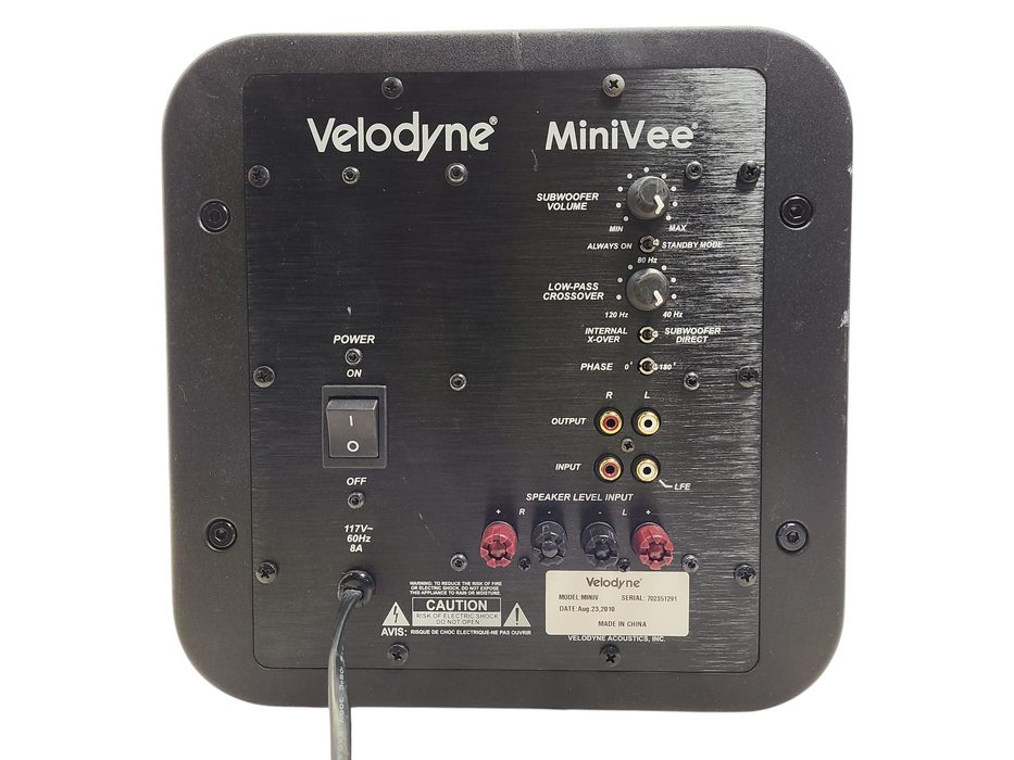 Velodyne MiniVee Subwoofer Plate Amplifier 1000 Watts READ $