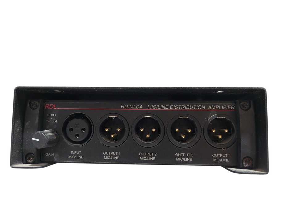 RDL RU-MLD4 Mic/Line Distribution Amplifier  =