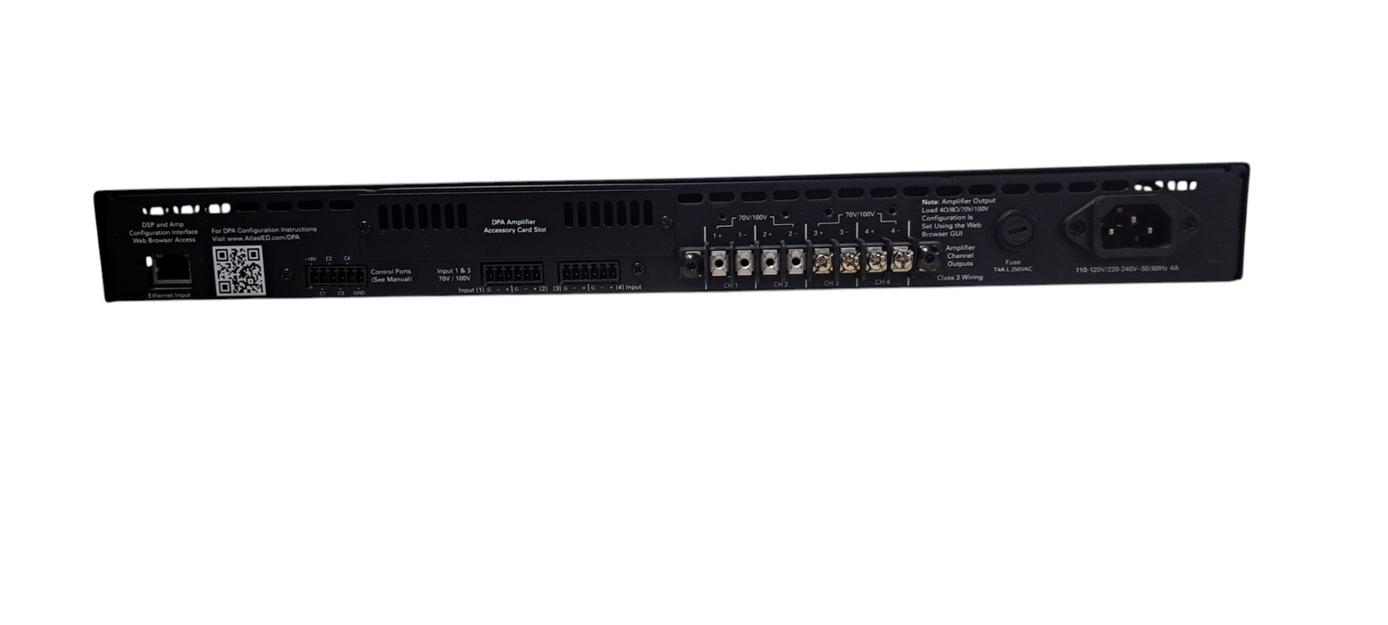 Atlas Sound DPA‑602 4‑Channel Digital Power Amplifier Q