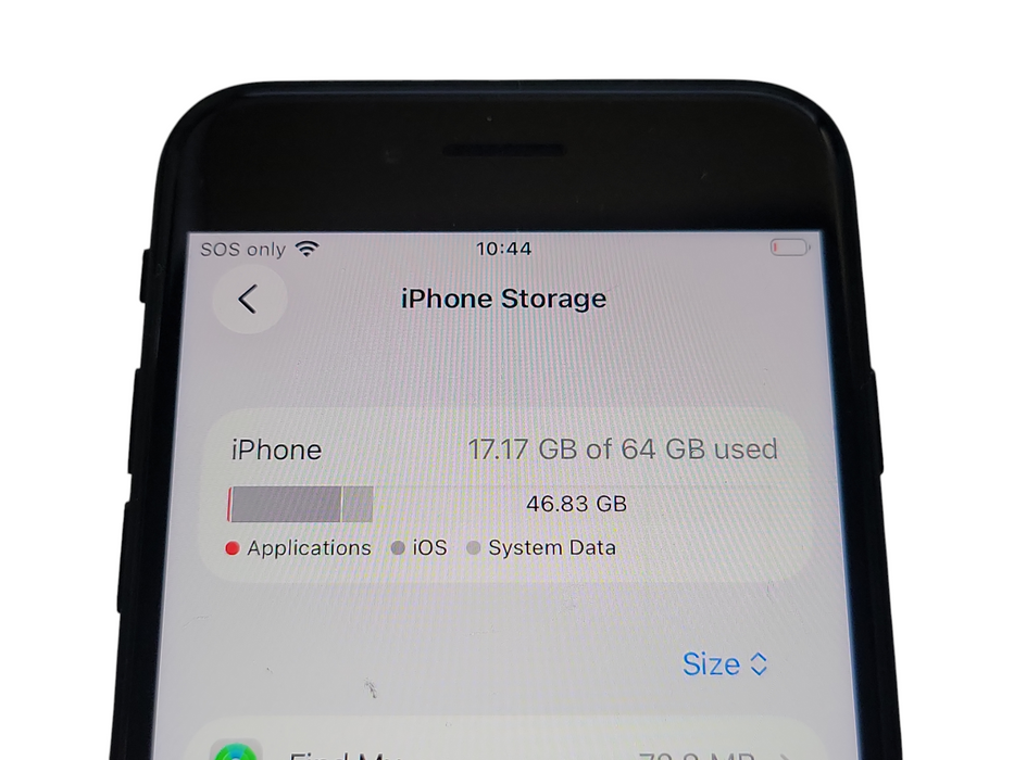 Apple iPhone SE 3 - 64GB - Midnight [A2595] (