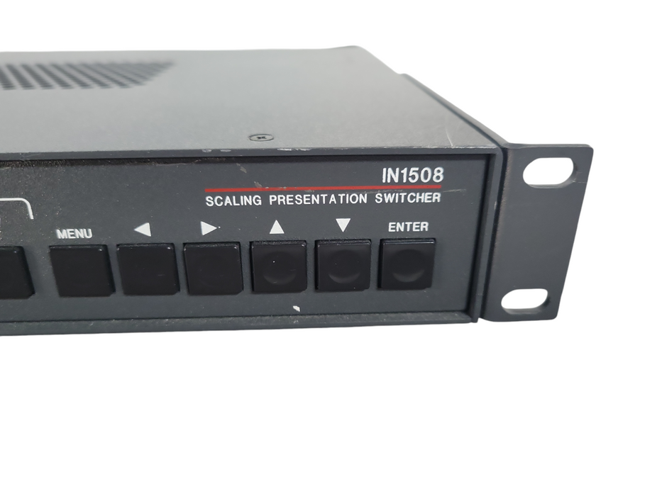 Extron IN1508 Scaling Presentation Switcher w/ Rack Mounts READ !