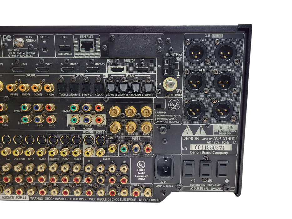 Denon AVP-A1HDCI Black AV Preamp Processor HDMI THX XLR No remote $