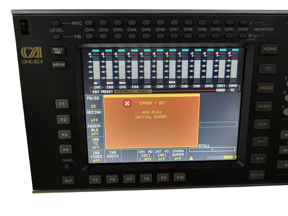 Sony SRW-5000 HD CAM SR Digital Video Recorder READ $