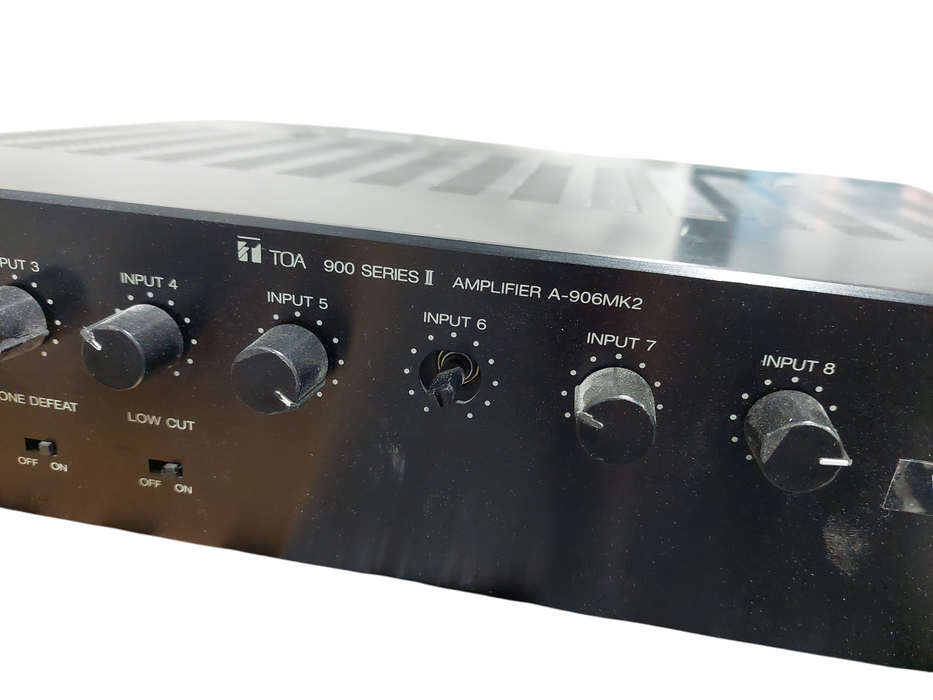 TOA 900 Series 2 Amplifier Model: A-906MK2 Rack Mountable =