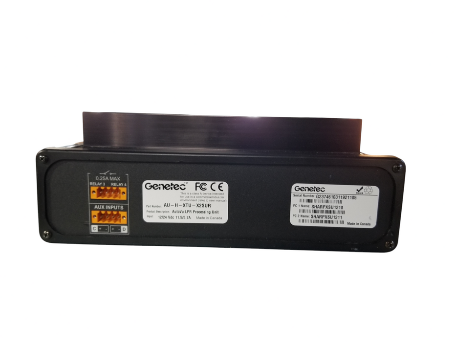 Genetec AutoVu LPR Processing Unit - AU-H-XTU-X2SUR