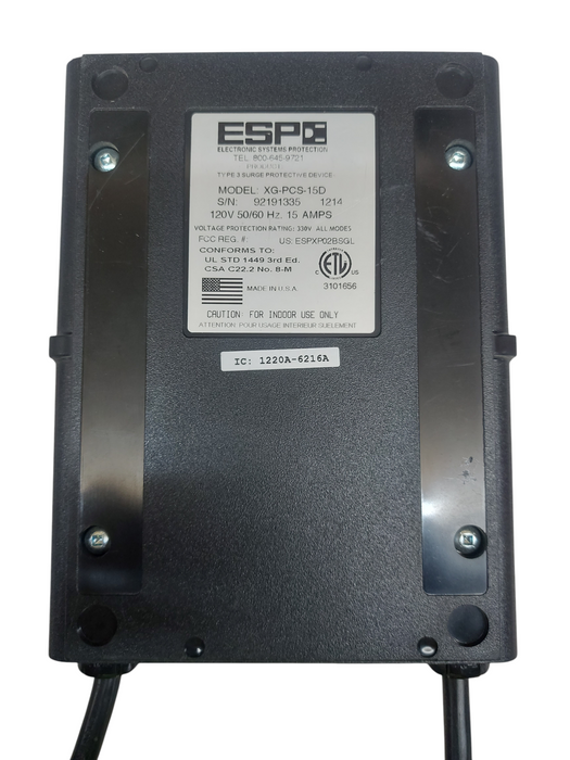 SURGEX ESP Next Gen ESP XG-PCS-15D Surge protector 120v 15a