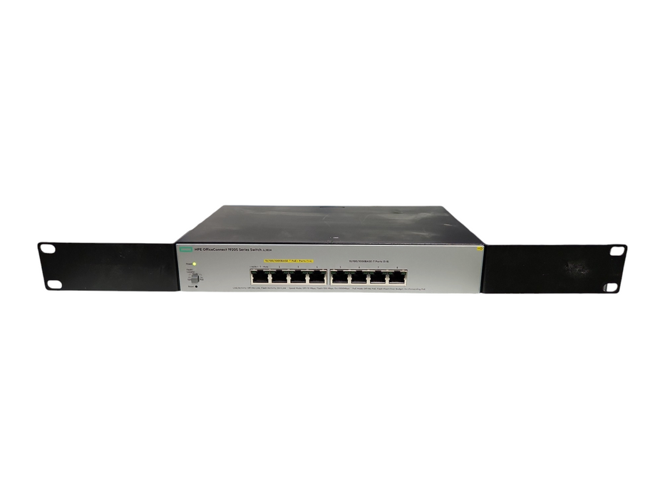 HPE OfficeConnect 1920S JL383A, 8-Port Gigabit 4-Port PoE+ Network Switch !