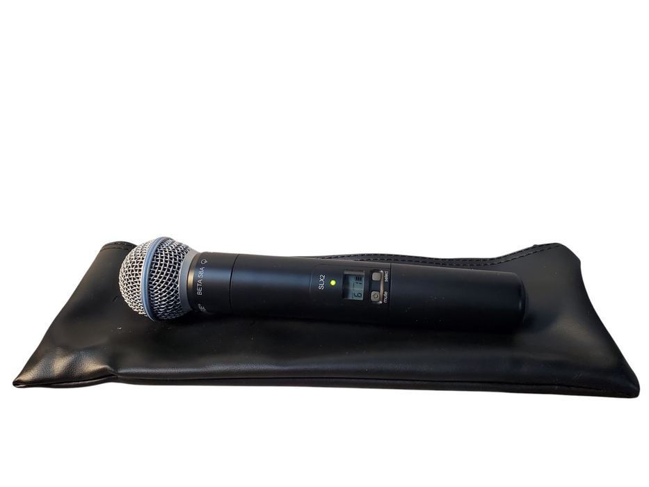 SHURE SLX4 Receiver Shure SM58 SLX2 Wireless Handheld Microphone
