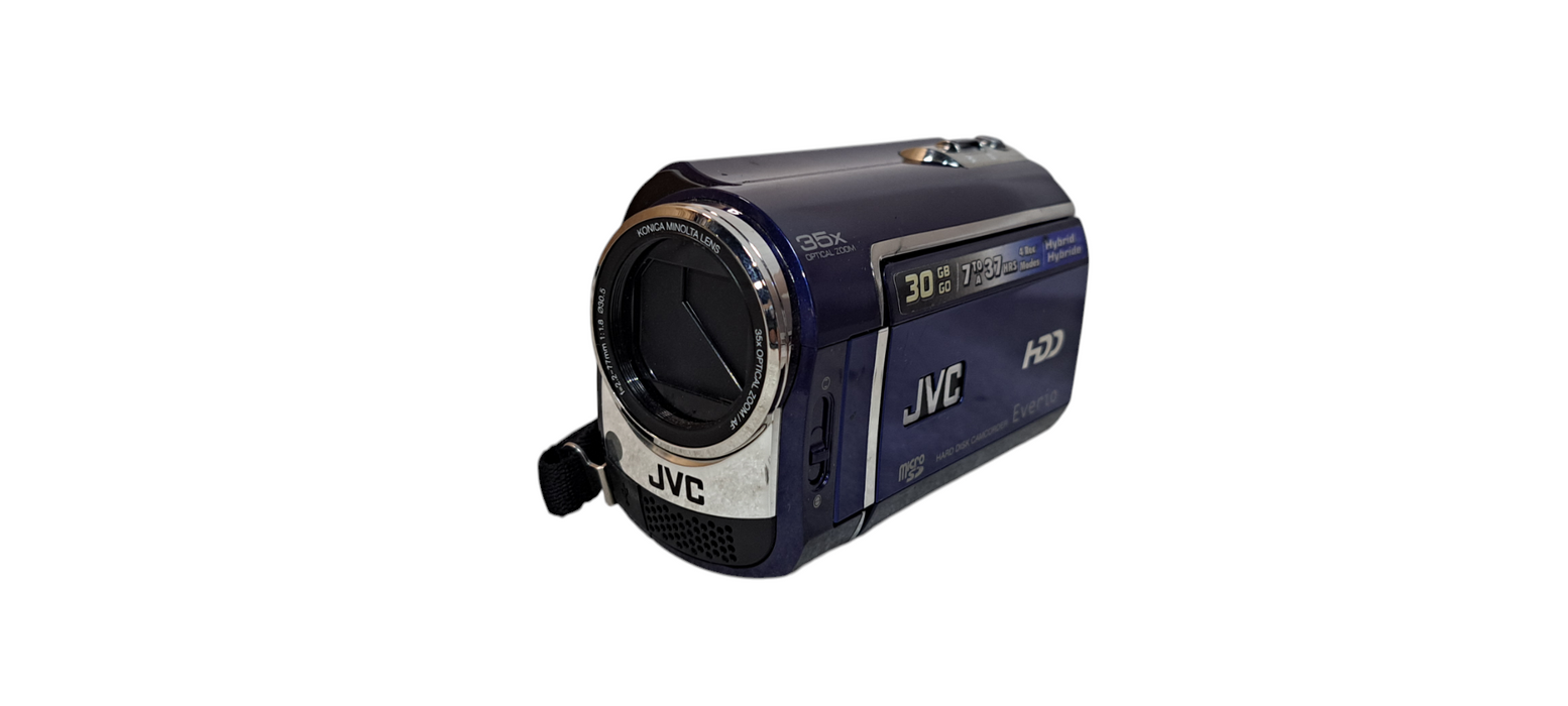 JVC Everio GZ-MG330AU  30GB Storage Camcorder Blue No Charger