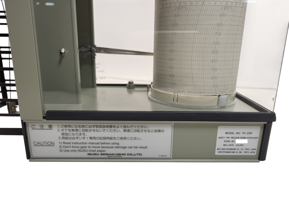 ISUZU TH-25R Quartz-Type Precision Thermo-Hygrograph $