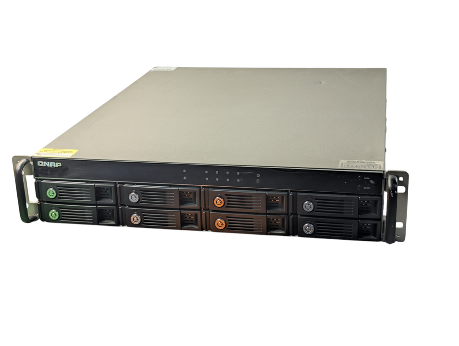QNAP TS-809U 8 Bay NAS 4x 2TB HDD installed  -