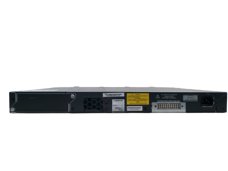 Cisco WS-C2960X-48LPS-L V02 | 48-Port Gigabit PoE+ 370W Switch w/ 4x SFP